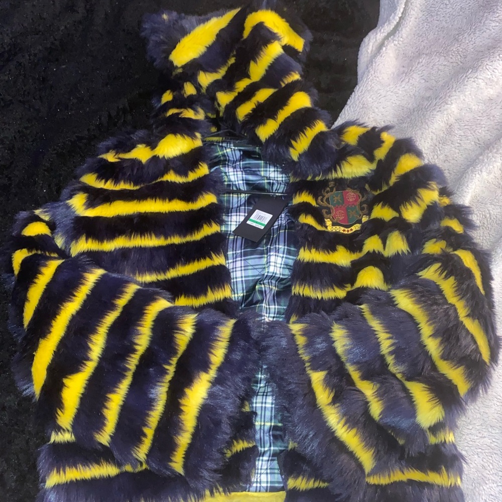 Fenty x puma faux fur jacket